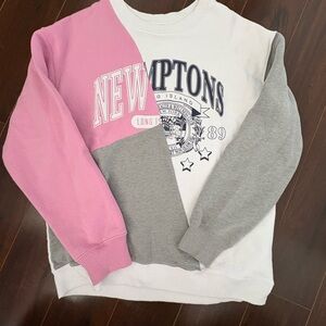 Pink and Gray Colorblock Set